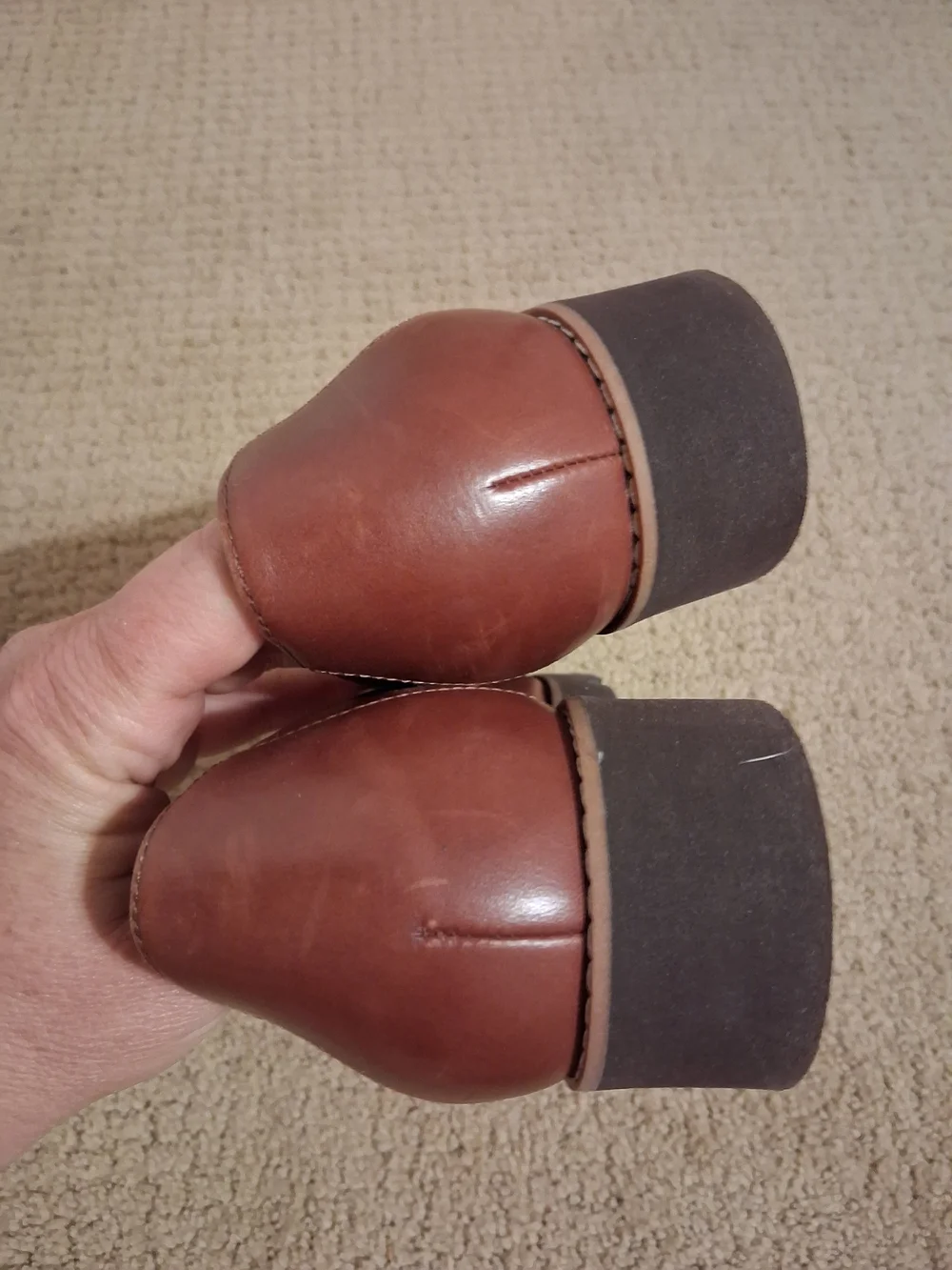 Vionic Women’s Kensley Brown Leather Slip-On Loafers